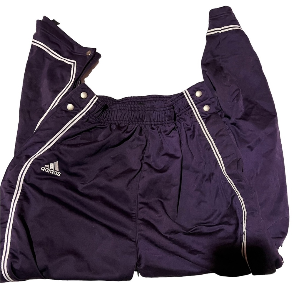 adidas running sweats with buttons